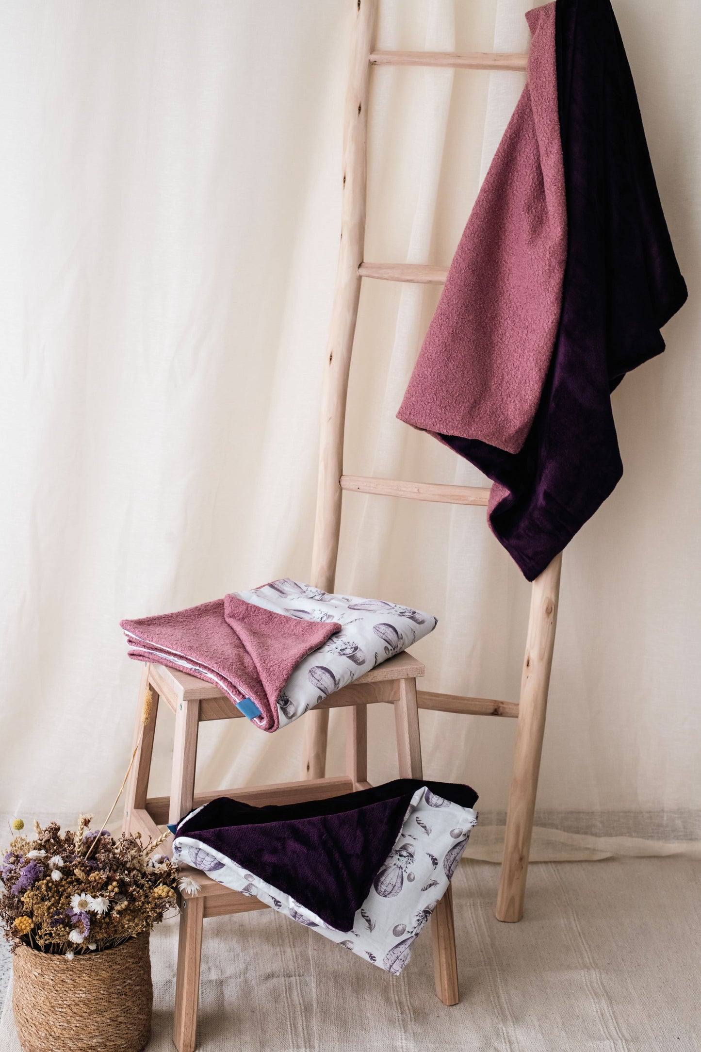 Couverture Bouclette - Violet