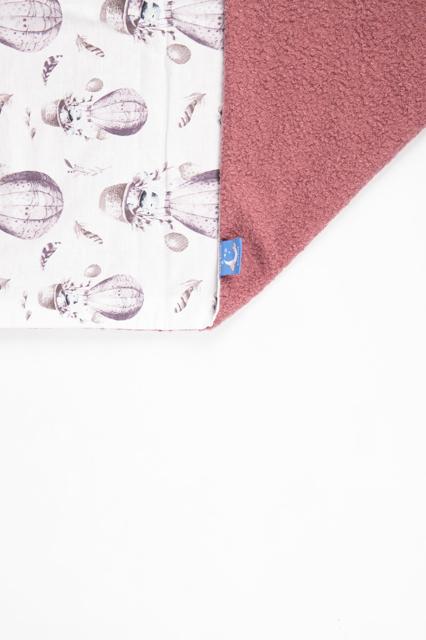 Couverture Montgolfière - Rose