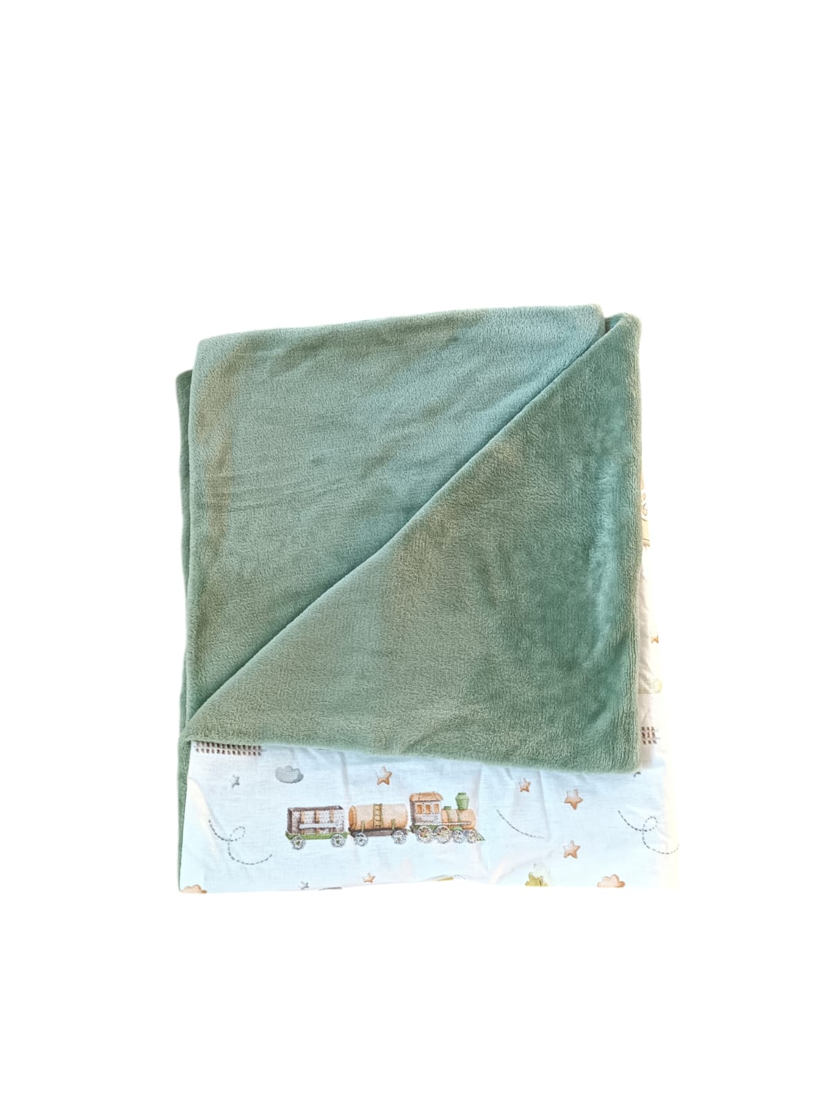 Couverture Train - Vert
