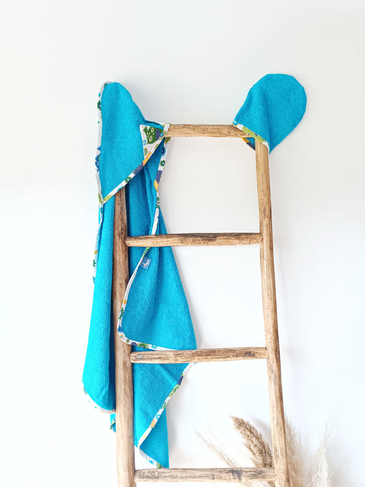 Cape de Bain & Gant - Eléphant Bleu Turquoise