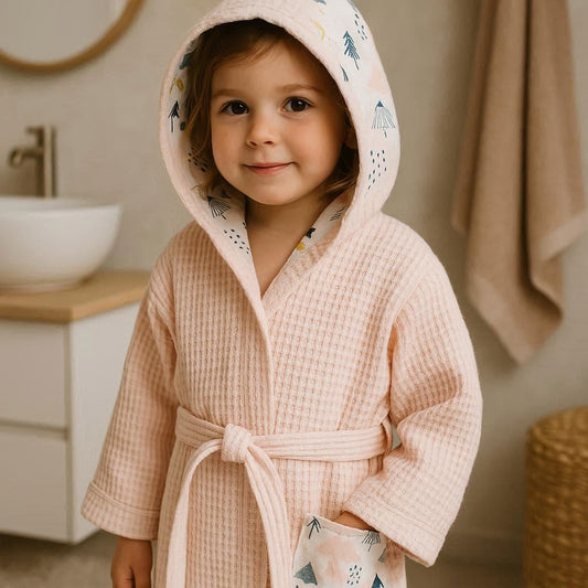 Peignoir de bain - Rose pâle