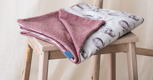 Couverture Montgolfière - Rose