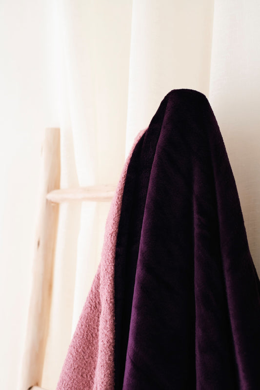 Couverture Bouclette - Violet