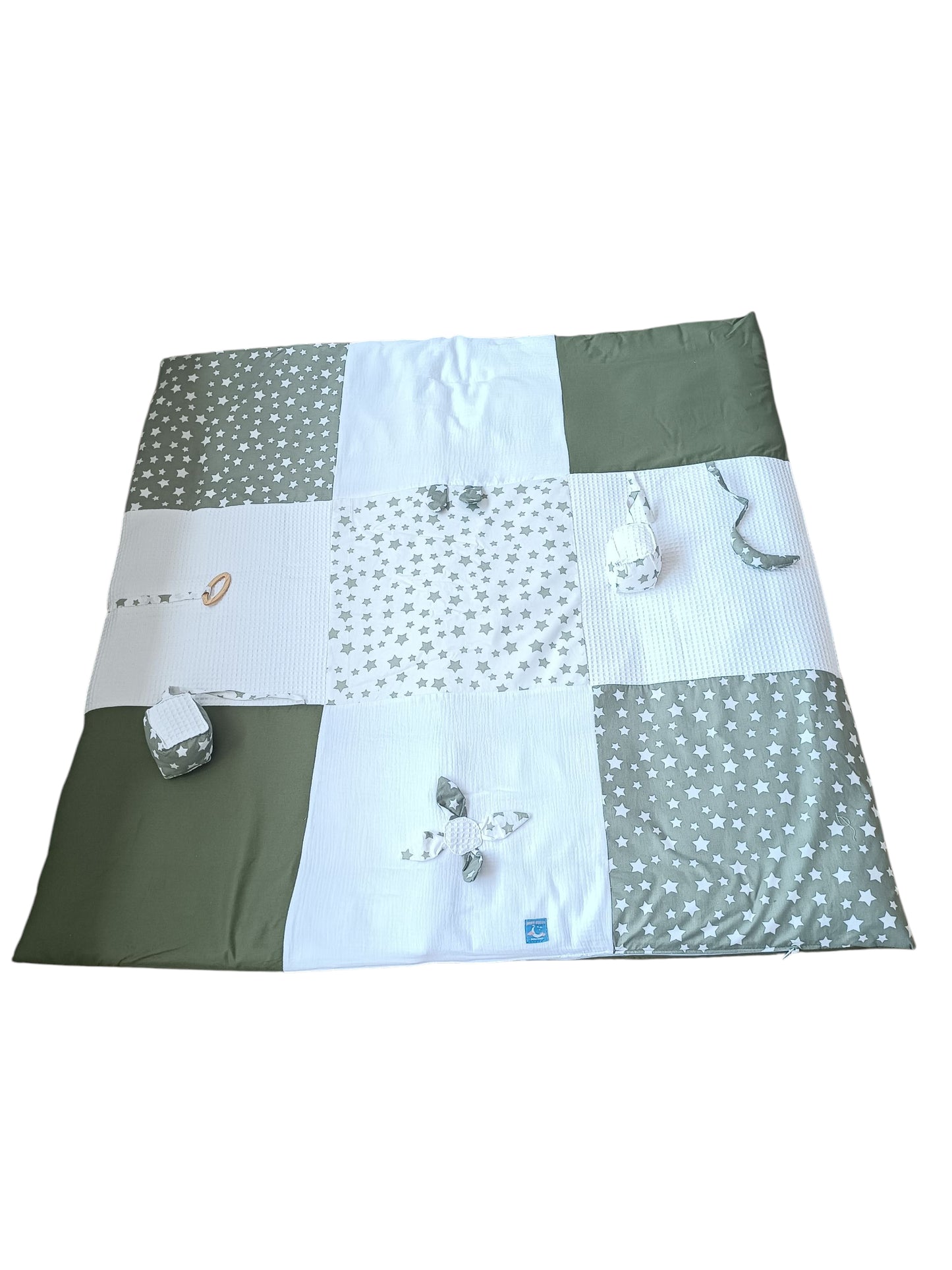 Tapis d'éveil étoile Vert