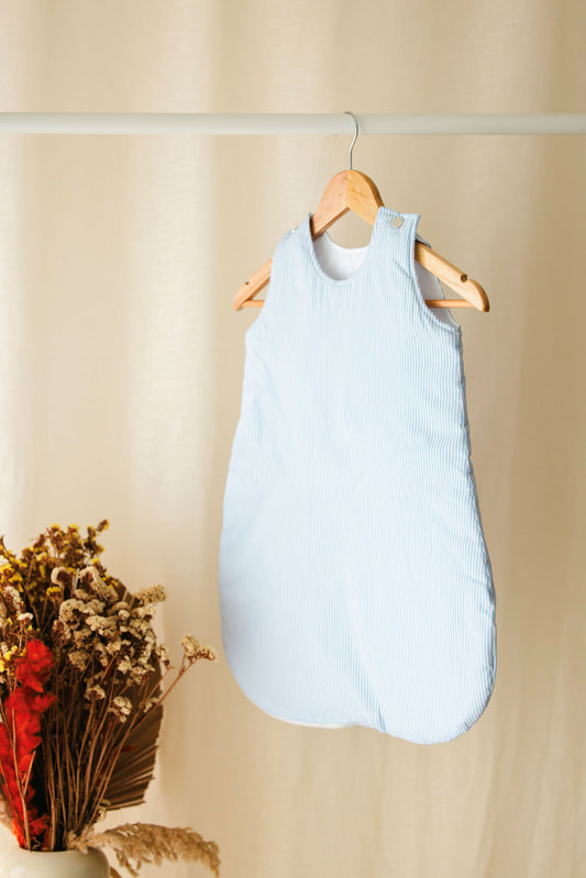 Gigoteuse Pour Bébé-  Bleu Ciel Rayé