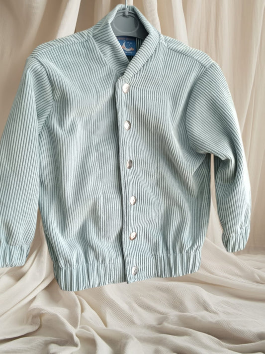 Veste Pour Enfant  En Velours - Bleu Ciel