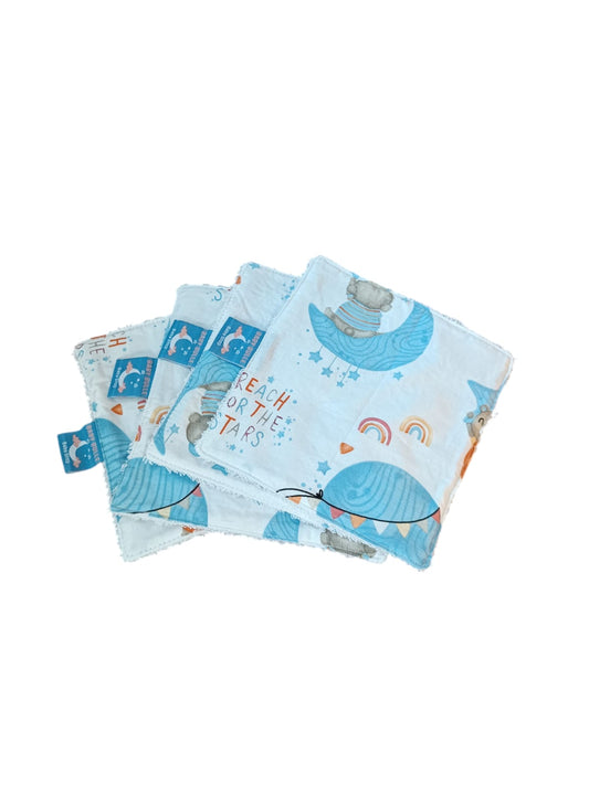 Lingettes Lune - Bleu
