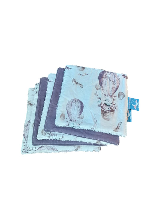 Lingettes Montgolfière - Mauve