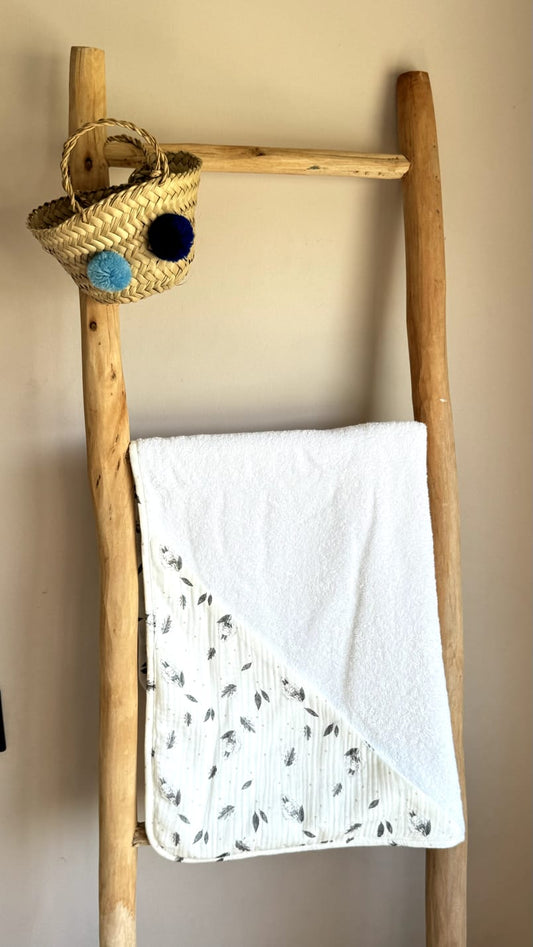 Cape de Bain & Gant - feuille blanche