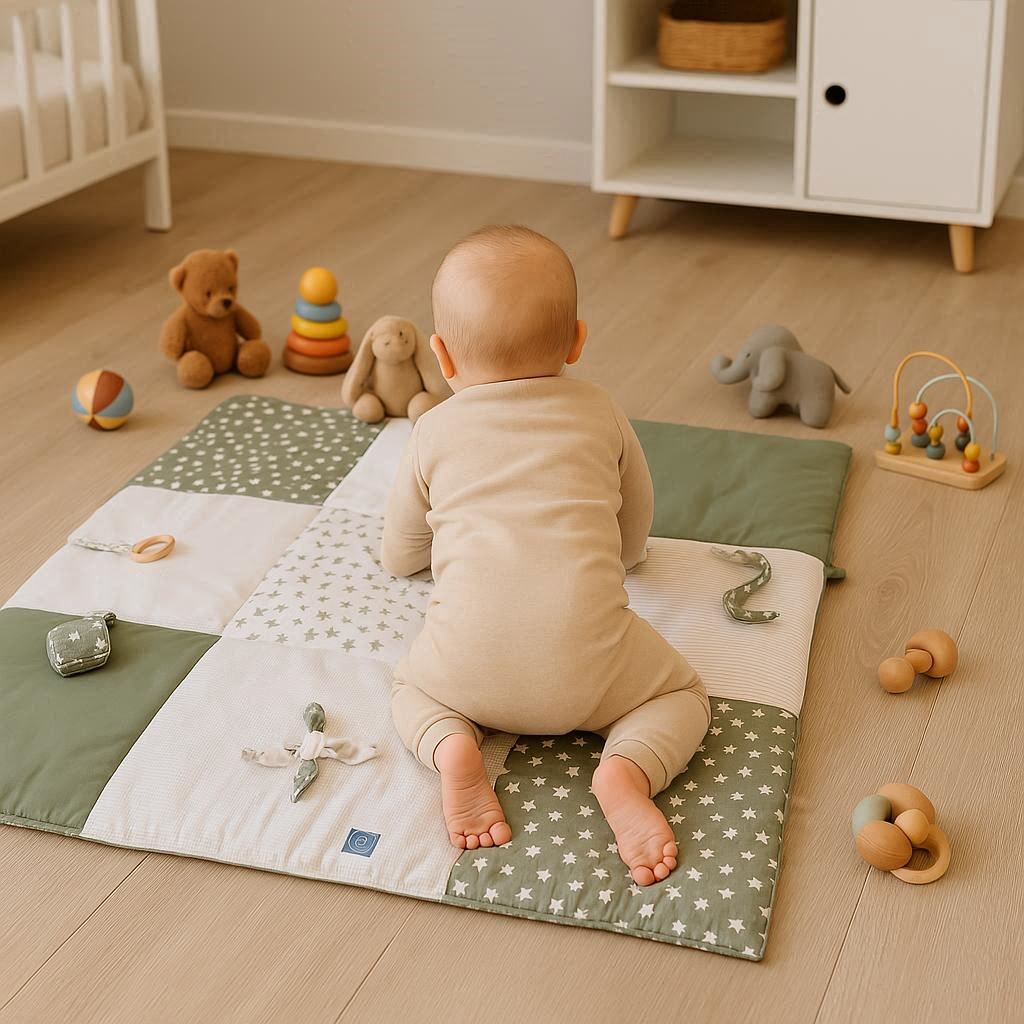 Tapis d'éveil étoile Vert