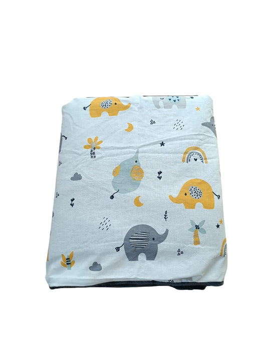 Couverture  Eléphant- Gris